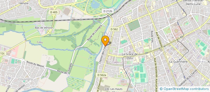 localisation de l'entreprise VINCERET  FLEURY-SUR-ORNE