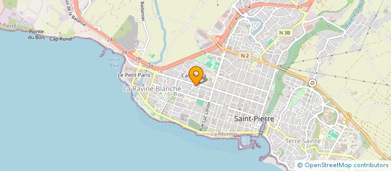 localisation de l'entreprise VINCHON ET FILS à SAINT-PIERRE