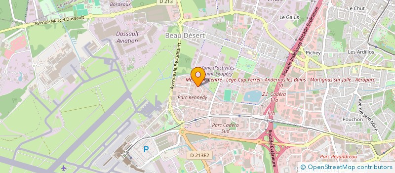 localisation de l'entreprise VINCI ENERGIES FRANCE INDUSTRIE OUEST-ATLANTIQUE & PACIFIQUE  LE HAILLAN