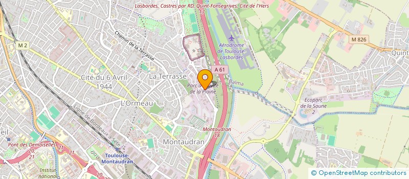 localisation de l'entreprise VINCI ENERGIES FRANCE INFRAS SUD-OUEST OUTRE-MER à TOULOUSE