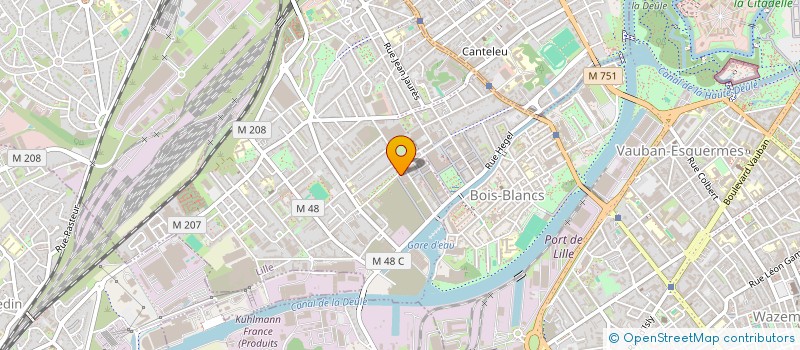 localisation de l'entreprise VINCI ENERGIES FRANCE TERTIAIRE NORD EST  LILLE