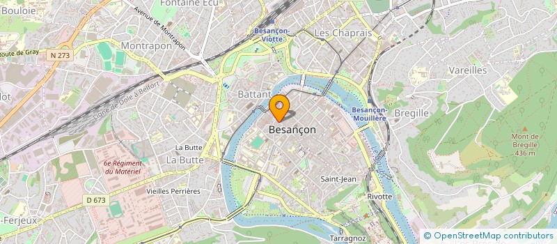 localisation de l'entreprise VINCI EXPERTISE & DIAGNOSTICS IMMOBILIERS à BESANCON