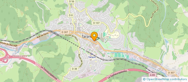 localisation de l'entreprise VINCIANE ALLARD-LAURENT, NOTAIRE  TARARE