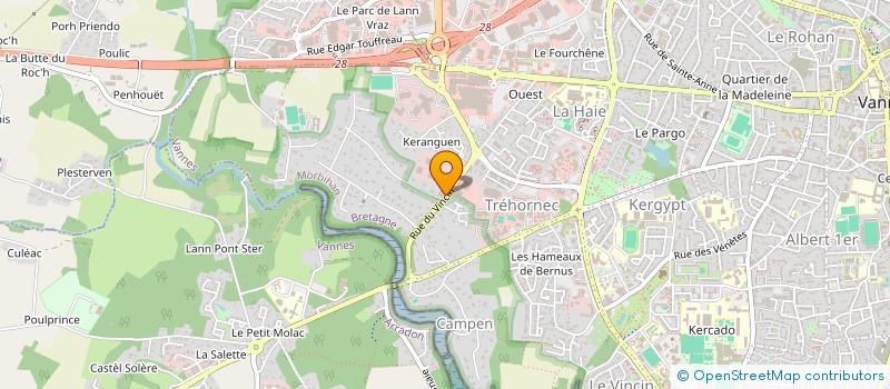 localisation de l'entreprise VINCIN SANTE FEMME à VANNES