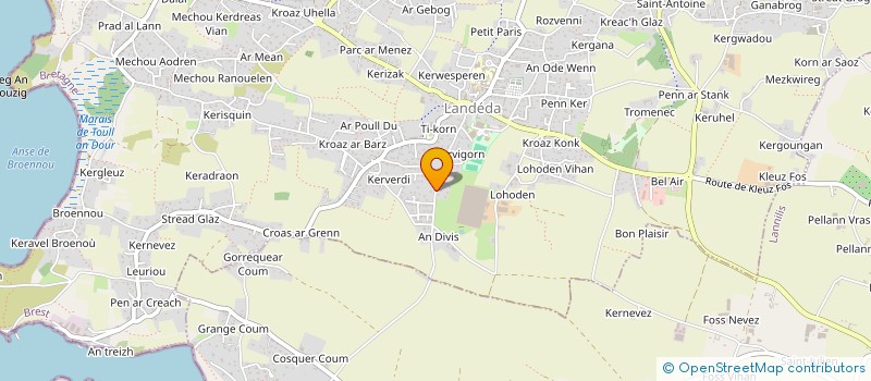 localisation de l'entreprise VINCIR  LANDEDA
