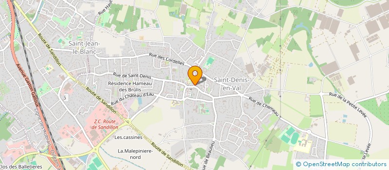 localisation de l'entreprise VINCITORE EVENTS à SAINT-DENIS-EN-VAL