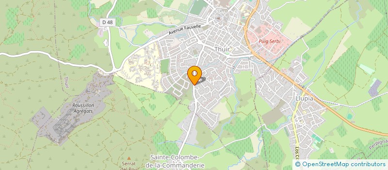 localisation de l'entreprise VINCIZA  THUIR