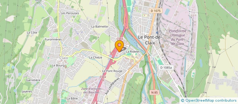 localisation de l'entreprise VINCO 38 ESPACE DUPELEY à CLAIX