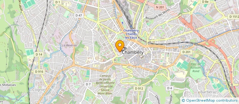 localisation de l'entreprise VINCOT IMPRESSION SARL à CHAMBERY