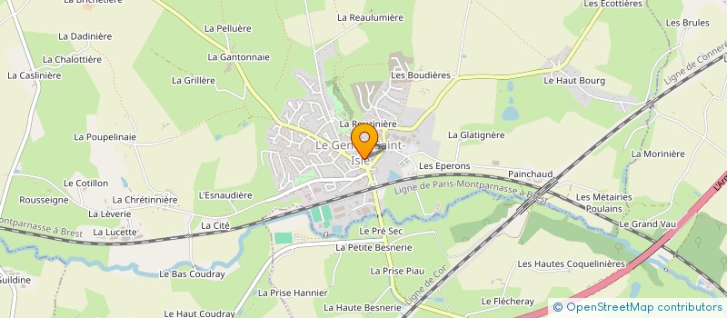 localisation de l'entreprise VINCSAB  LE GENEST-SAINT-ISLE