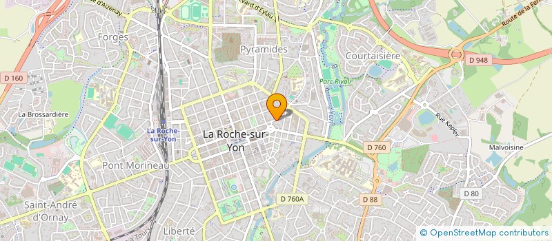 localisation de l'entreprise VINCULUM  LA ROCHE-SUR-YON