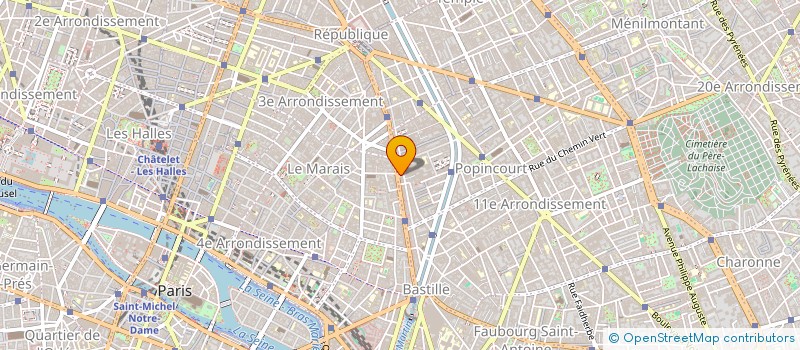 localisation de l'entreprise VINCY  PARIS