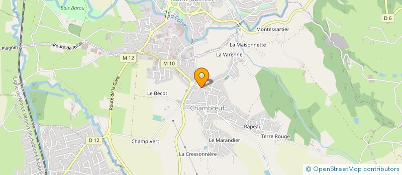 localisation de l'entreprise VINDANGES LASSABLIERE à CHAMBŒUF