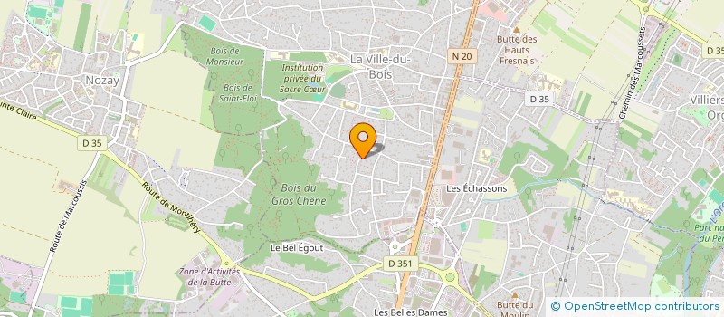localisation de l'entreprise VINDATA à LA VILLE-DU-BOIS