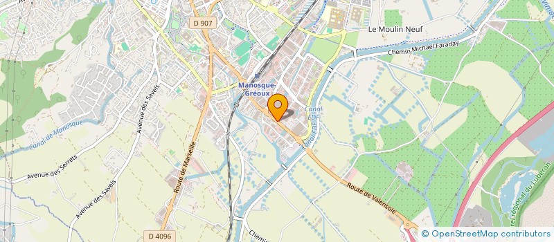 localisation de l'entreprise VINDICTA à MANOSQUE