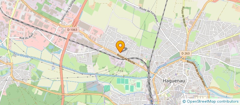 localisation de l'entreprise VINDIXPRODUCTION  HAGUENAU