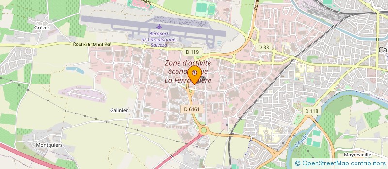 localisation de l'entreprise VINDOCAR  CARCASSONNE