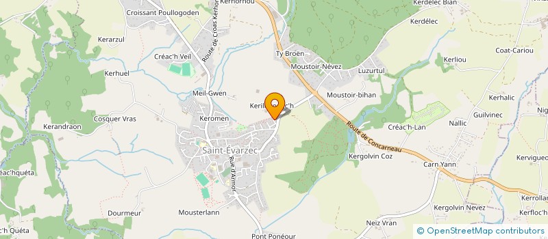 localisation de l'entreprise VINDY  SAINT-EVARZEC