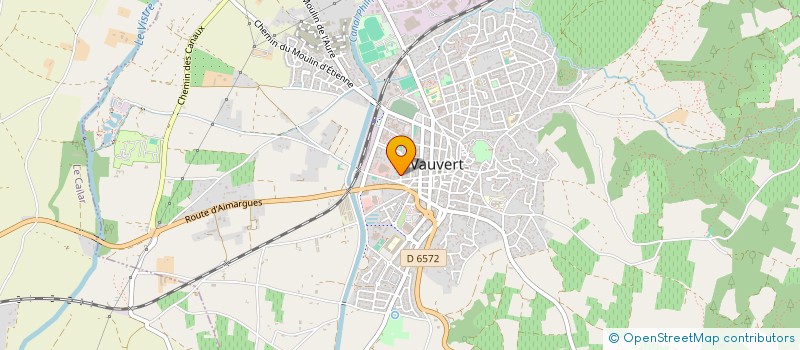 localisation de l'entreprise VINEA D'OC  VAUVERT