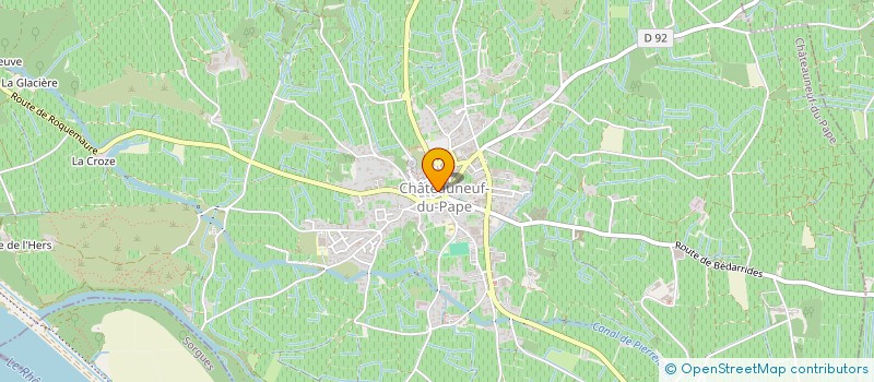 localisation de l'entreprise VINEA TRANSACTION NATIONAL à CHATEAUNEUF-DU-PAPE