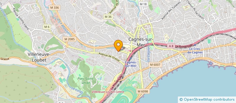 localisation de l'entreprise VINECO à CAGNES-SUR-MER