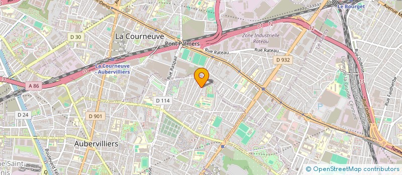 localisation de l'entreprise VINEFLORIA  AUBERVILLIERS