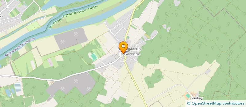 localisation de l'entreprise VINEL  SAINT-MARTIN-LA-GARENNE