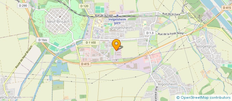 localisation de l'entreprise VINELYS  VOLGELSHEIM