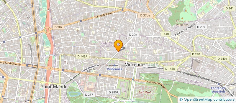 localisation de l'entreprise VINENNES SERVICES à VINCENNES