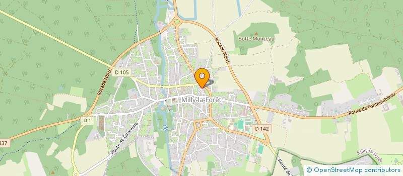 localisation de l'entreprise VINEOPRESTIGE  MILLY-LA-FORET