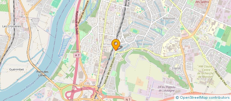 localisation de l'entreprise VINESENS à VALENCE