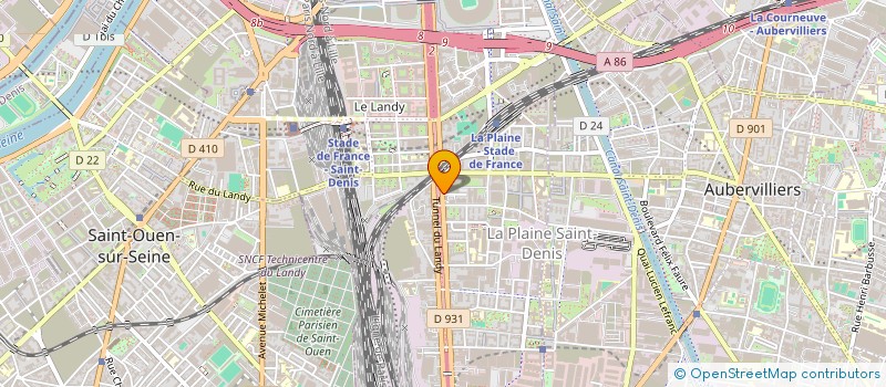 localisation de l'entreprise VINESPA  SAINT-DENIS