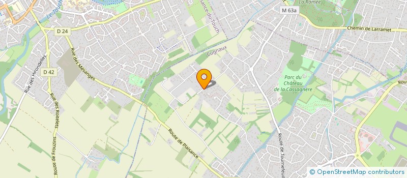 localisation de l'entreprise VINESTI  CUGNAUX