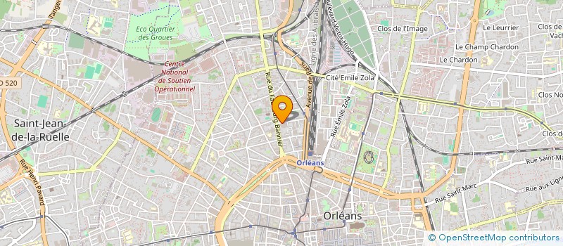 localisation de l'entreprise VINET ALARME INTRUSION SECURITE à ORLEANS