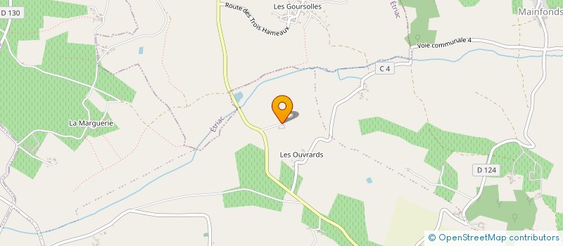 localisation de l'entreprise VINET CHRISTOPHE à CHADURIE