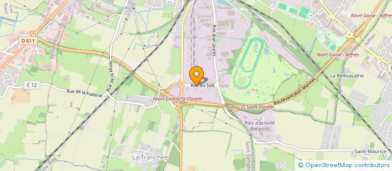 localisation de l'entreprise VINET M à NIORT