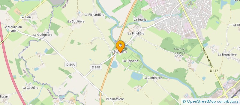 localisation de l'entreprise VINET PATRIMOINE à MONTAIGU-VENDEE