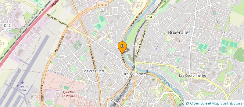 localisation de l'entreprise VINETHAN à POITIERS