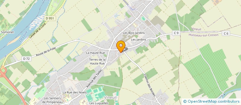 localisation de l'entreprise VINEUIL ENVIRONNEMENT à VINEUIL