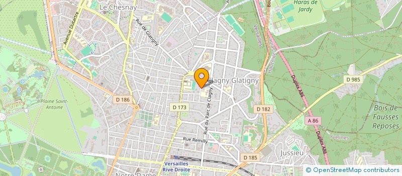 localisation de l'entreprise VINEUSE à VERSAILLES