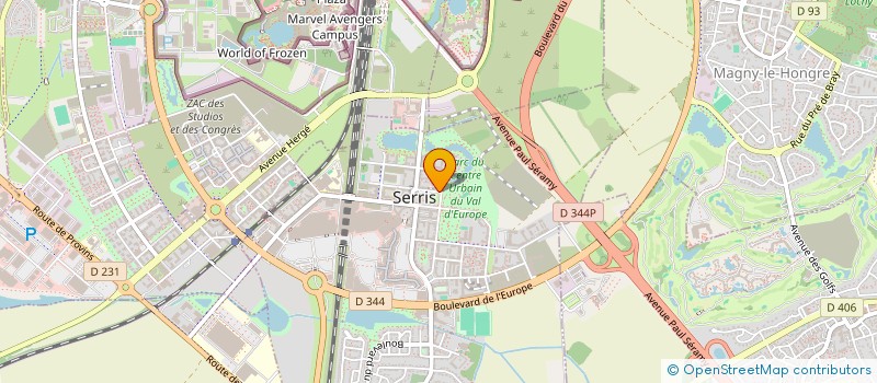 localisation de l'entreprise VINEX  SERRIS