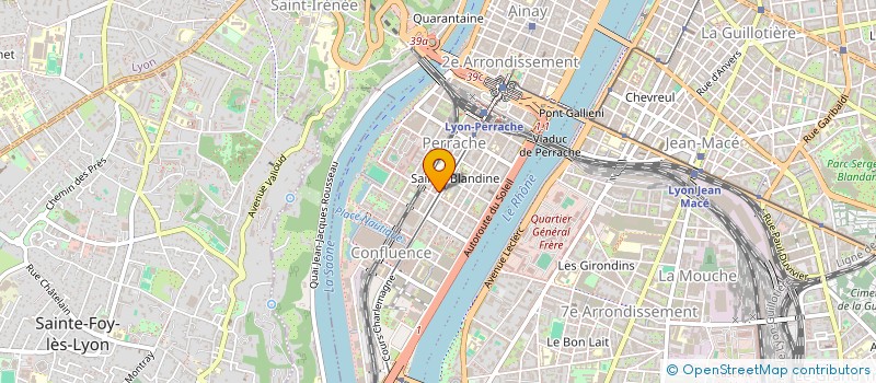 localisation de l'entreprise VINFLUENCE à LYON