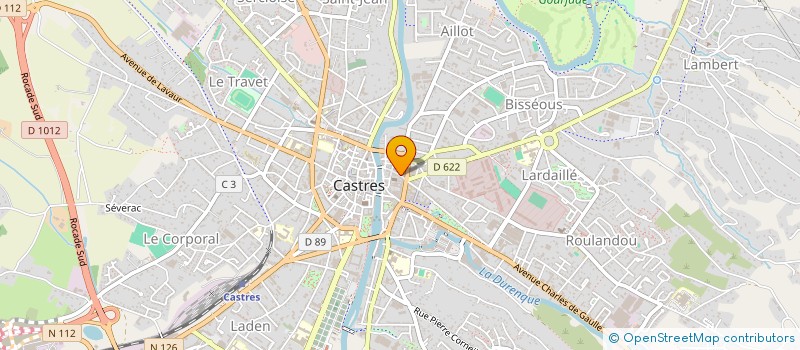 localisation de l'entreprise VINGLALAS  CASTRES