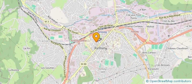 localisation de l'entreprise VINGRE CONFORT à FIRMINY