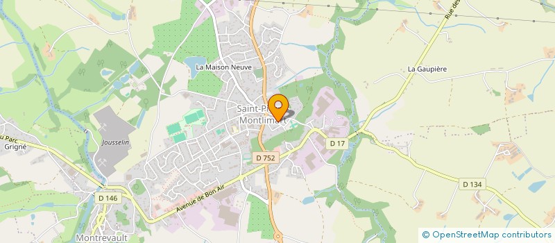 localisation de l'entreprise VINGT.9 à MONTREVAULT-SUR-EVRE