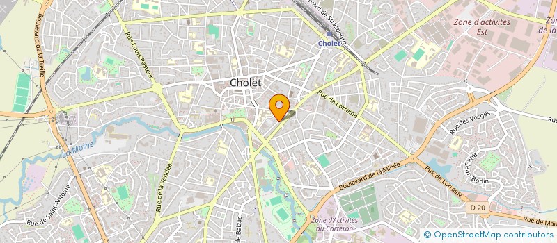 localisation de l'entreprise VINGT-DEUX à CHOLET