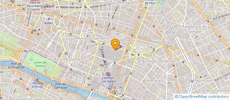 localisation de l'entreprise VINGT DEUX HEURES QUINZE 22H15  PARIS