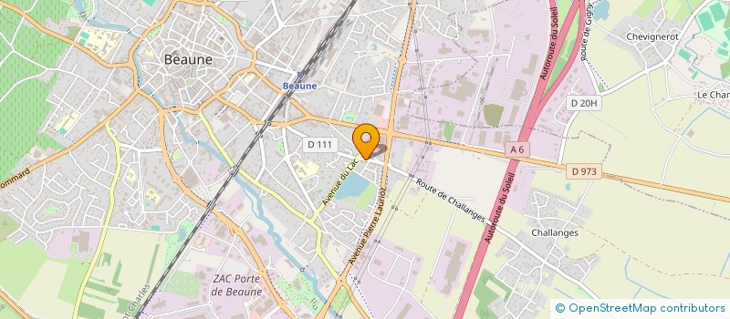 localisation de l'entreprise VINGT ET UNE TERRES à BEAUNE