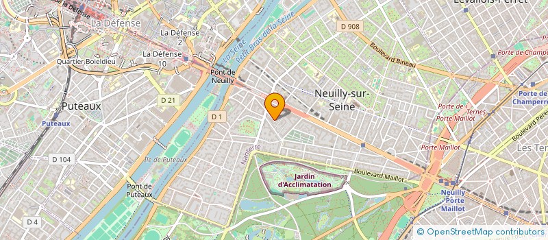 localisation de l'entreprise VINGT EURE VIN à NEUILLY-SUR-SEINE