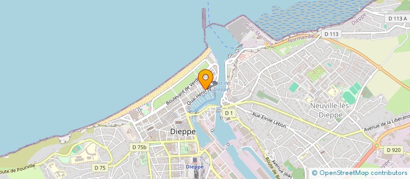 localisation de l'entreprise VINGT MILLE LIEUES SOUS LES MERS à DIEPPE